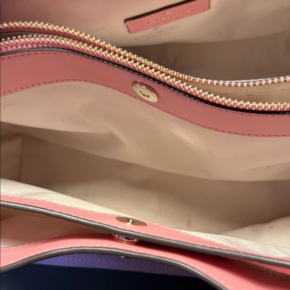 Kate Spade Large Dumpling Pink Leather Tote Bag - Picture 5 of 8